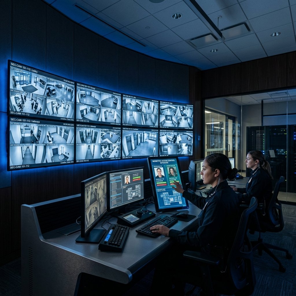 Access Technicals Security Surveillance Control Center